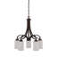 Lustre traditionnel 5 lumières à abat-jour Habibatou-165945052