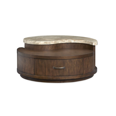 Valentin Round Cocktail Table With Casters