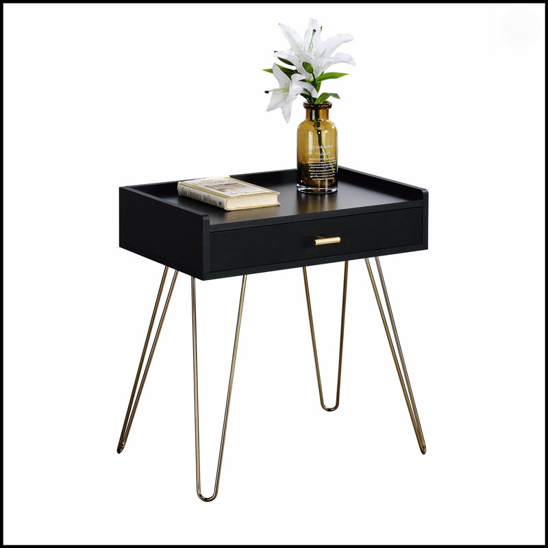 Table de bout avec tiroir Hailey