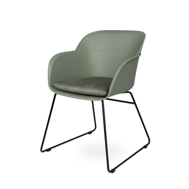 Adonay 45cm H Armchair, Cement Grey