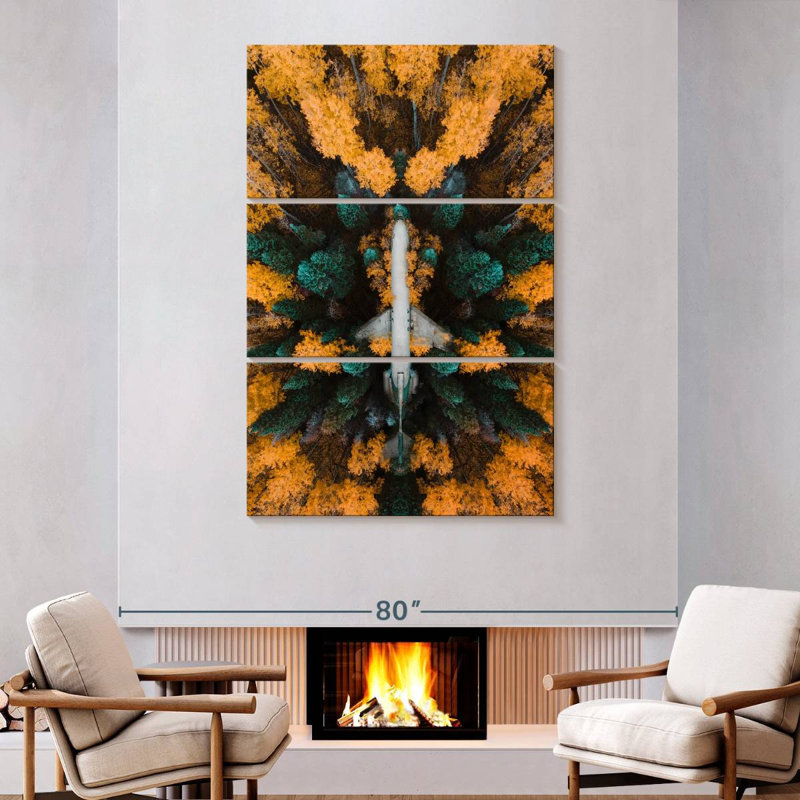 Mehar Eldredge Forest Airplane, 74" H x 48" W