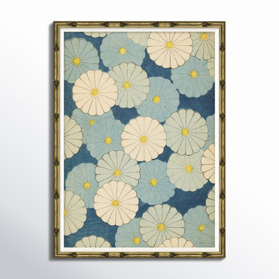 Asian Textile Patterns - Picture Frame Graphic Art