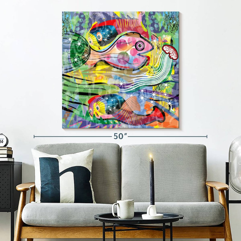 Brampt Mariscos, 33" H x 33" W