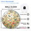 Horloge murale 12 po