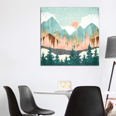 Winter Forest Vista - Print on Canvas