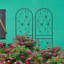 Treillis de jardin polyvalent en métal pour diverses plantes grimpantes, rehaussant la beauté extérieure