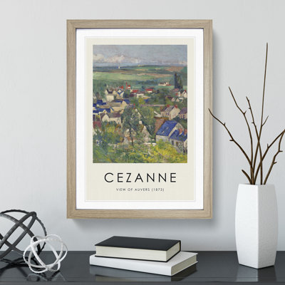 View of Auvers by Paul Cezanne - Picture Frame Art Prints