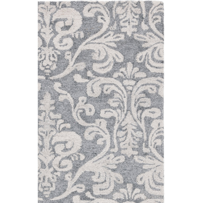 Colen Tufted Performance Damask Rug, Runner 2'3" x 8'