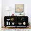 Buffet avec rangement, buffet avec tablettes réglables, armoire d'appoint pour la cuisine, vestibule-114282380