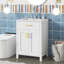 Meuble-lavabo simple 24,21 po avec plateau en bois manufacturé Kealee