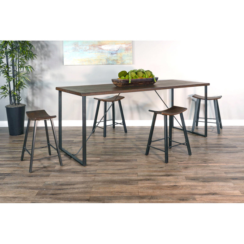 Ensemble d'amitié à hauteur de comptoir Sunny Designs Newport, 5 pièces: table, 4 chaises