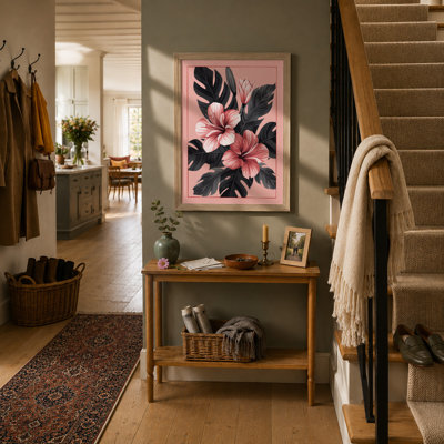 Delicate Blooms Botanical - Framed Print
