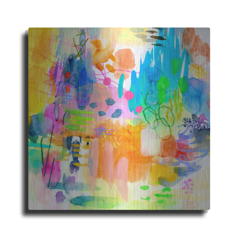 " Scrambled Signal (Detail) " by Wyanne, 12" H x 12" W