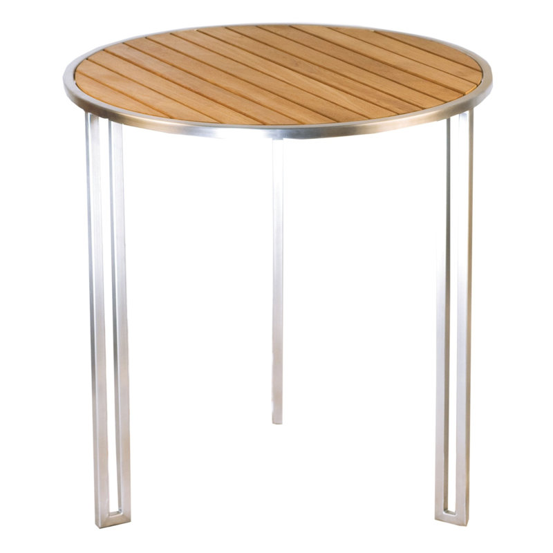Table bistro Grace, Blanc lisse