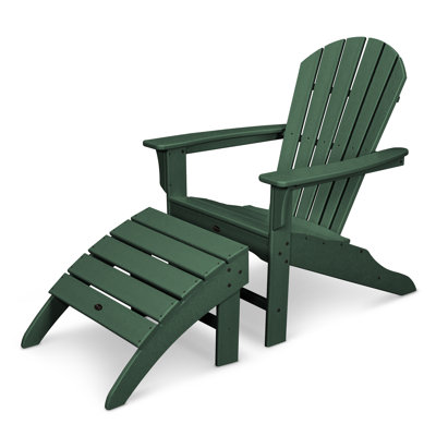 Ensemble de conversation 2 pièces POLYWOOD Yacht Club Shellback Adirondack