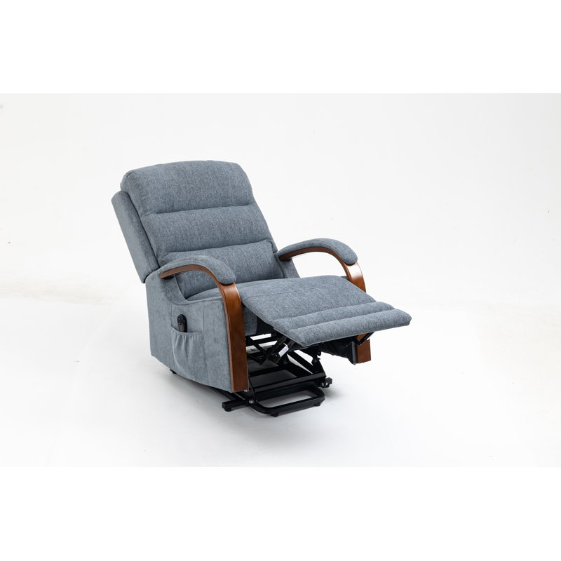 Westin 77cm Wide Ergonomic Recliner, Denim Blue
