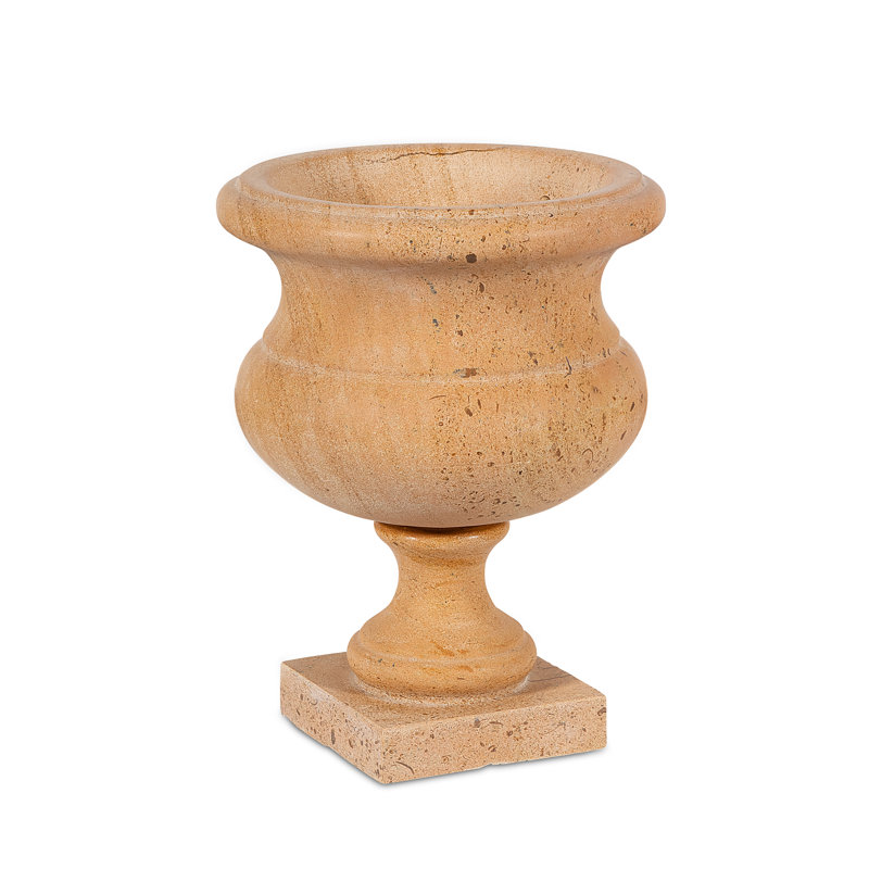 Vase de Jaisalmer, H 13 po x l 10 po x P 10 po