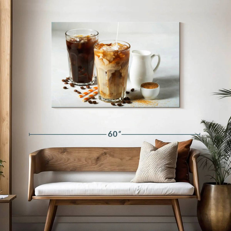 Yarlin Refreshing Cold Coffee, 30" H x 45" W