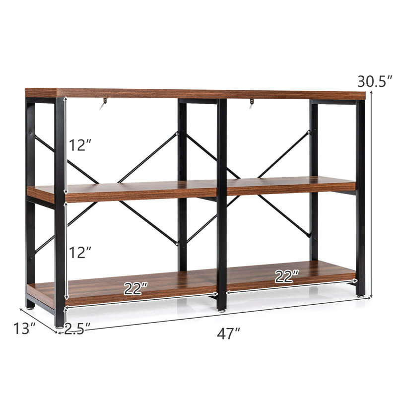 Console 47 po, Brun rustique
