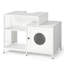 Bathroom Cat Litter Box Hideaway with Divider