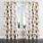 Abstract Window curtains - Orange Bonnielee Grommet Curtain - 1 Panel-2128524745-2128524751