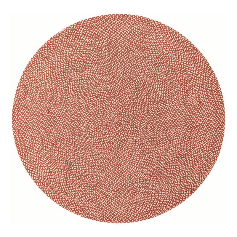 Tweed Braided Jute Rug, Round 6'1"