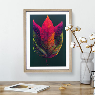 Leaves Painted No.3 - Framed Print