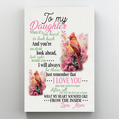 " To My Daughter Love Mom "