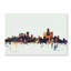« détroit michigan horizon », impression sur toile-1437185047