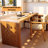 L-Shaped Solid Wood Solid Wood Writing Desk-1499380165