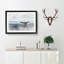Whale Tail from the Ocean in Abstract - Picture Frame Graphic Art Print-55762526-55762525