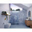Panneau de douche simple fixe sans cadre 55 po x 78 po Vela-91036538