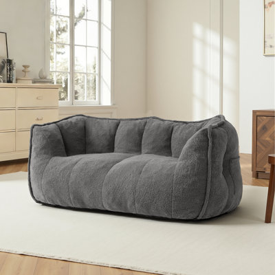 Fauteuil à billes en peluche surdimensionné Kirtis