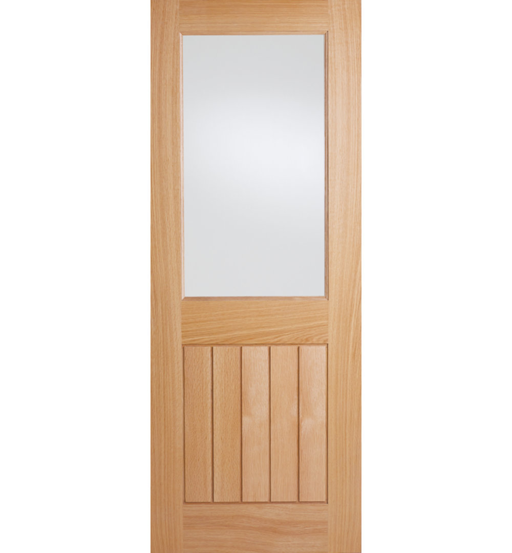 Mexicano Half Light Pre-finished Oak Doors 838 x 1981 FD 30