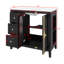 36 Inches Bathroom Vanity With 2 Soft Close Doors & 3 Drawers