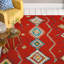 Bothwell Geometric Shag Area Rug-1149934616
