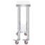 Table de travail en acier inoxydable avec 4 pieds pivotants, 30 x 60 x 86 cm (12 x 24 x 34 pouces), idéale pour les cuisines professionnelles, les buffets et la restauration. Épaisseur : 0,8 mm. Grande capacité de rangement. Table de 81 cm (32 pouces) offrant une excellente stabilité.-1406798238