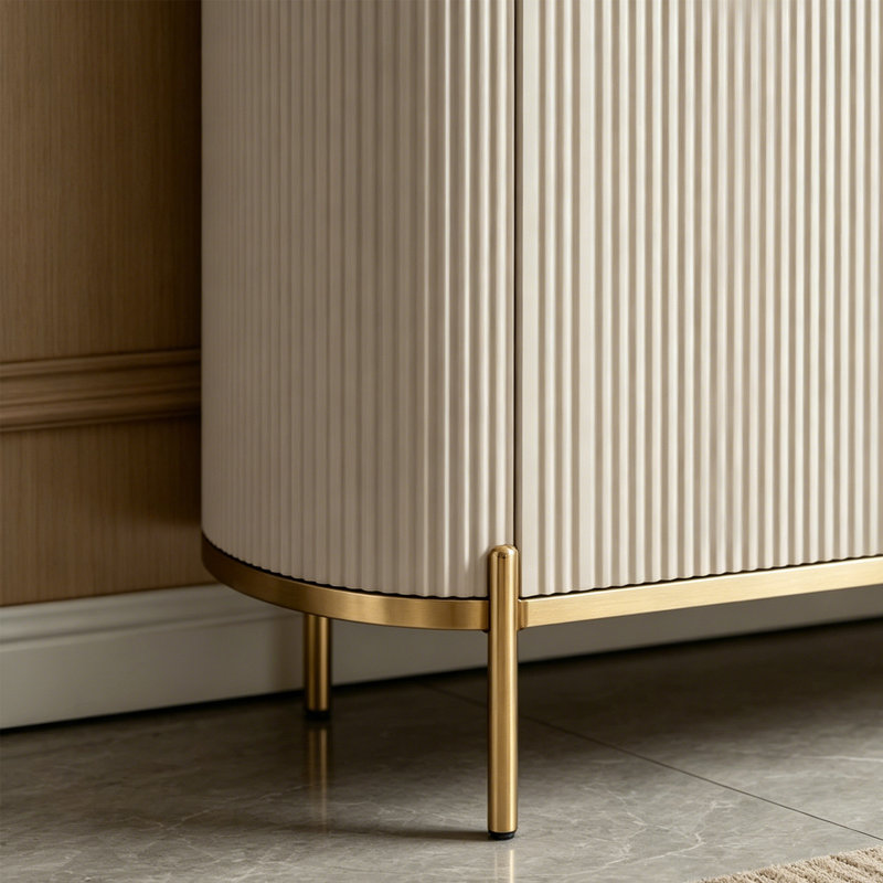 Buffet moderne moderne et multifonctionnel, Cream