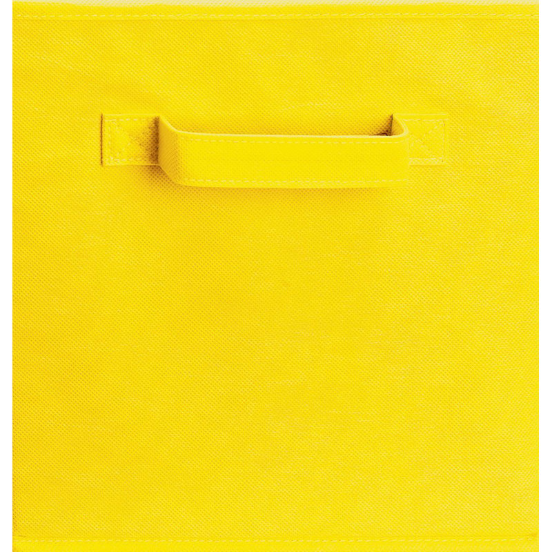 Tiroir en tissu Cubeicals, Jaune, Ensemble de 2