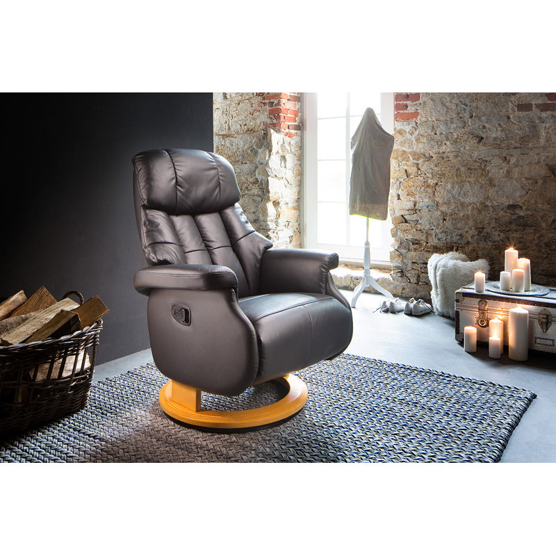 Damiana 77cm Wide Zero Gravity Recliner, Brown, Natural