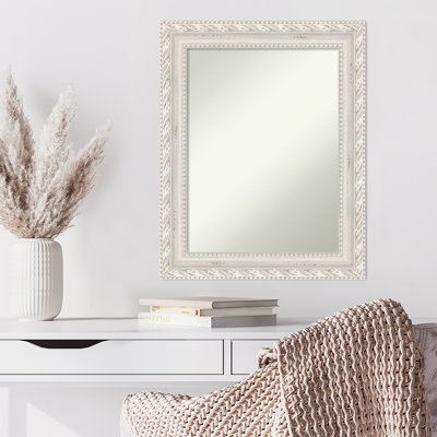 Caellan Solid Wood Rectangle Wall Mirror