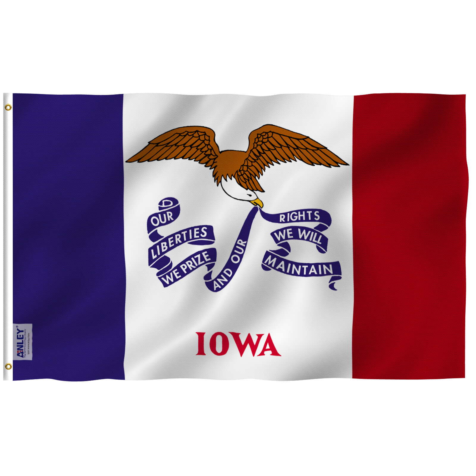 Iowa vs Iowa State House Divided Flag 2 Sided Banner – HeartlandFlags