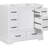 Bathroom Vanity Base White, 6 Drawers, Solid Wood And Boards, Adjustable 36" Cabinet Base, & , Storage-984954566