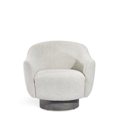 Simone Upholstered Swivel Barrel Chair