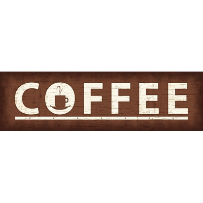 Coffee Cup - Textual Art Print