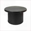 Table basse moderne à deux tables avec pieds cannelés - Économie d'espace pour le salon