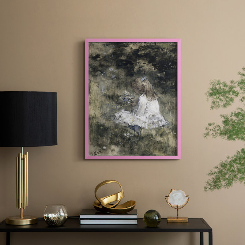 «Vintage Animal Print», reproduction encadrée en bois massif