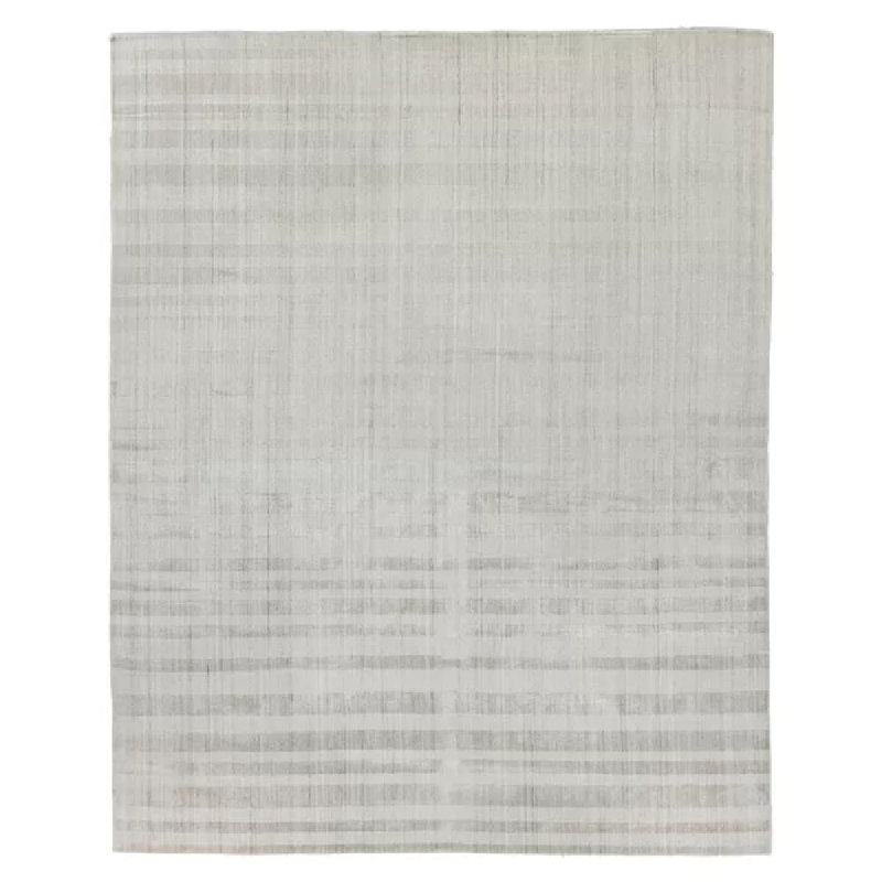 Robin Stripe Striped Area Rug in Light Khaki, Rectangle 14' x 18'