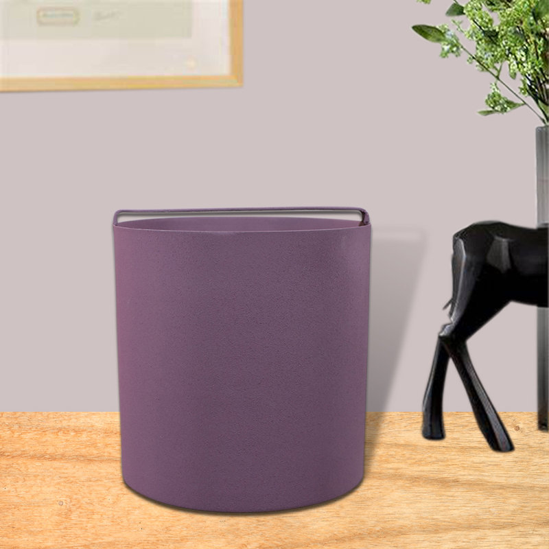 Feltie Handmade Metal Table Vase, Dark Pink