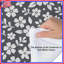 Édredon blanc à motif floral-130425855